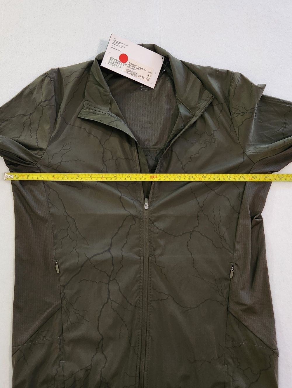 Cep Men's Olive Activating Performance Full-Zip Jacket Size Small - Picture 6 of 11